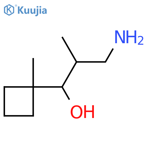 Cyclobutanemethanol, α-(2-amino-1-methylethyl)-1-methyl- structure