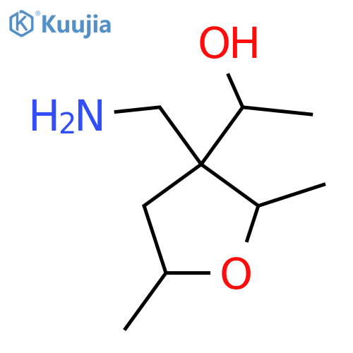 3-Furanmethanol, 3-(aminomethyl)tetrahydro-α,2,5-trimethyl- structure