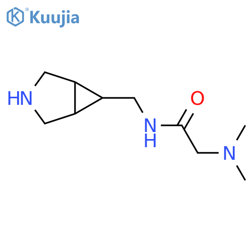 N-({3-azabicyclo[3.1.0]hexan-6-yl}methyl)-2-(dimethylamino)acetamide structure