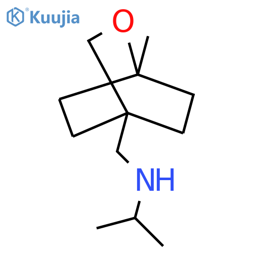 ({1-methyl-2-oxabicyclo2.2.2octan-4-yl}methyl)(propan-2-yl)amine structure