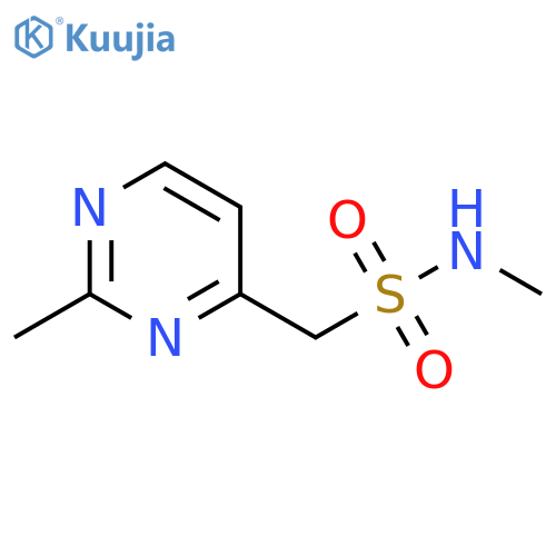 4-Pyrimidinemethanesulfonamide, N,2-dimethyl- structure