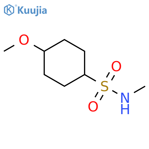 Cyclohexanesulfonamide, 4-methoxy-N-methyl- structure