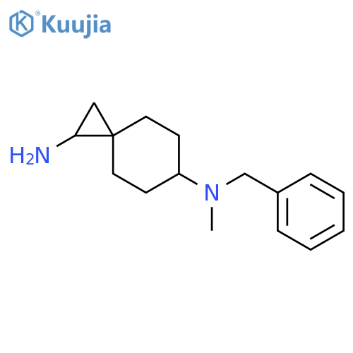 N6-benzyl-N6-methylspiro2.5octane-1,6-diamine structure