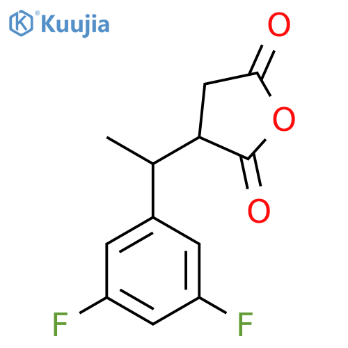 3-[1-(3,5-Difluorophenyl)ethyl]oxolane-2,5-dione structure