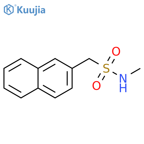2-Naphthalenemethanesulfonamide, N-methyl- structure