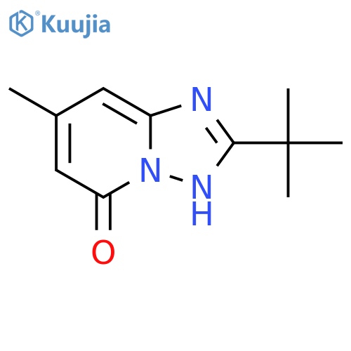 2-tert-butyl-7-methyl-1,2,4triazolo1,5-apyridin-5-ol structure