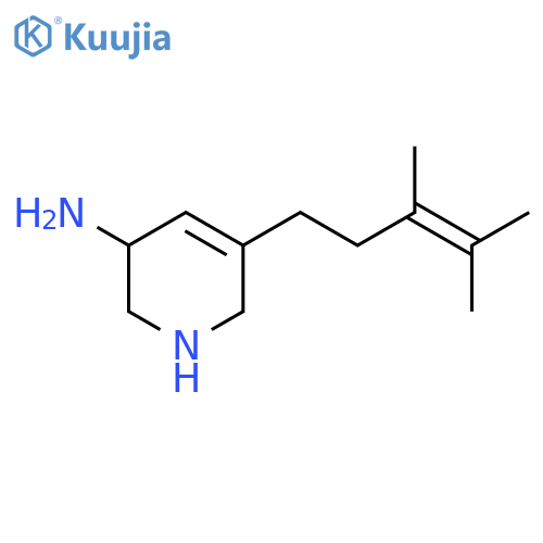 5-(3,4-Dimethylpent-3-en-1-yl)-1,2,3,6-tetrahydropyridin-3-amine structure