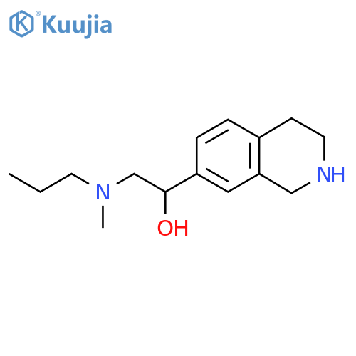 2-[Methyl(propyl)amino]-1-(1,2,3,4-tetrahydroisoquinolin-7-yl)ethan-1-ol structure
