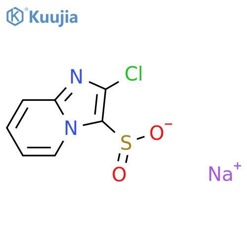Sodium 2-chloroimidazo[1,2-a]pyridine-3-sulfinate structure