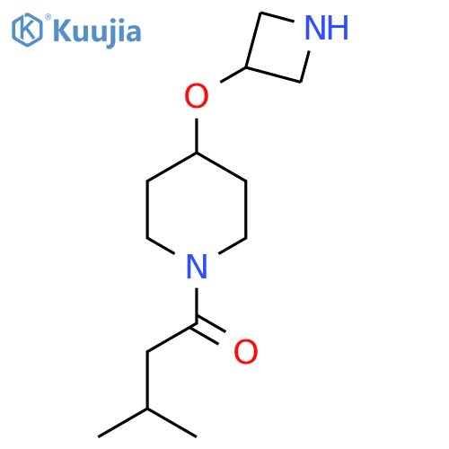1-[4-(Azetidin-3-yloxy)piperidin-1-yl]-3-methylbutan-1-one structure