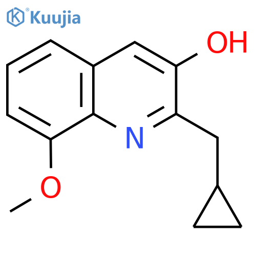 2-(Cyclopropylmethyl)-8-methoxyquinolin-3-ol structure