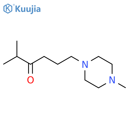 2-Methyl-6-(4-methylpiperazin-1-yl)hexan-3-one structure