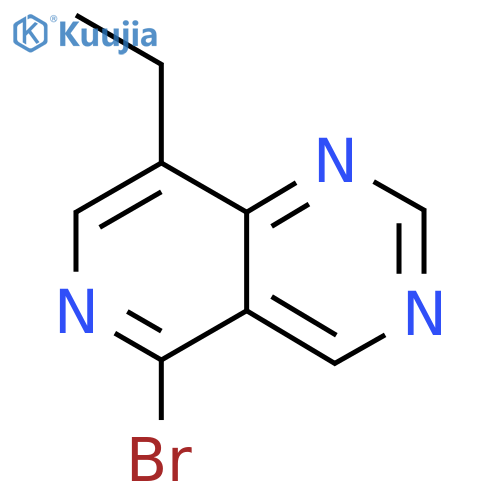 5-Bromo-8-ethylpyrido[4,3-d]pyrimidine structure