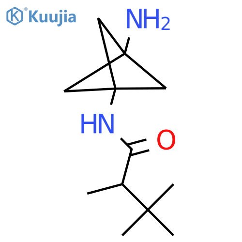N-{3-aminobicyclo1.1.1pentan-1-yl}-2,3,3-trimethylbutanamide structure
