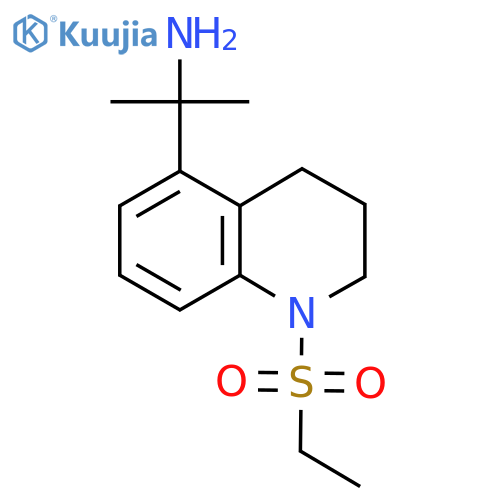 2-[1-(Ethanesulfonyl)-1,2,3,4-tetrahydroquinolin-5-yl]propan-2-amine structure