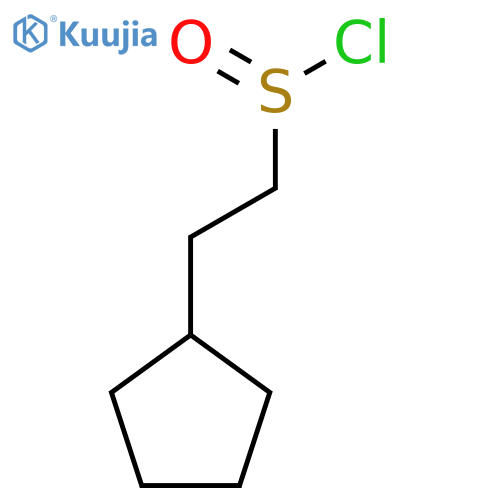 2-Cyclopentylethane-1-sulfinyl chloride structure