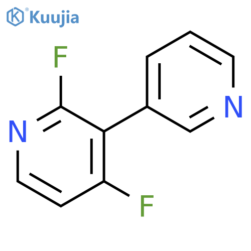 3,3'-Bipyridine, 2,4-difluoro- structure
