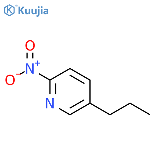 Pyridine, 2-nitro-5-propyl- structure