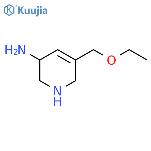 5-(Ethoxymethyl)-1,2,3,6-tetrahydropyridin-3-amine structure