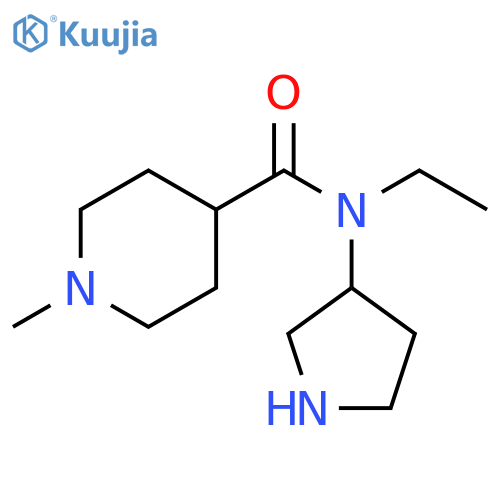 4-Piperidinecarboxamide, N-ethyl-1-methyl-N-3-pyrrolidinyl- structure
