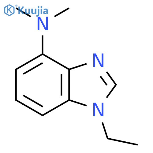 1-ethyl-N,N-dimethyl-1H-1,3-benzodiazol-4-amine structure