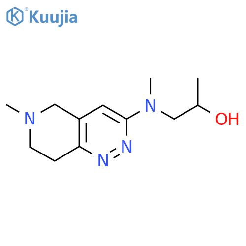 1-[methyl({6-methyl-5H,6H,7H,8H-pyrido[4,3-c]pyridazin-3-yl})amino]propan-2-ol structure