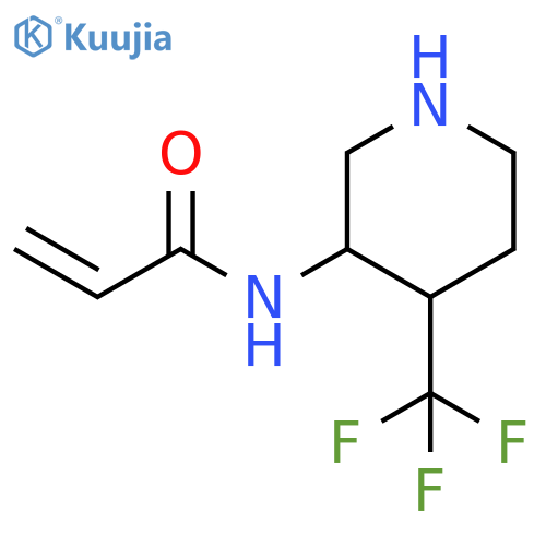 2-Propenamide, N-[4-(trifluoromethyl)-3-piperidinyl]- structure