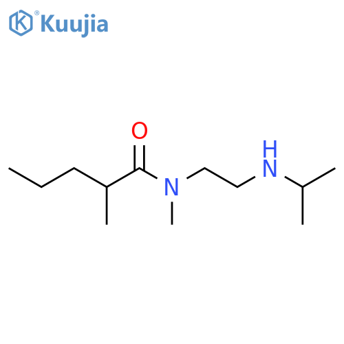 Pentanamide, N,2-dimethyl-N-[2-[(1-methylethyl)amino]ethyl]- structure