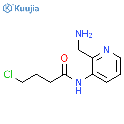 Butanamide, N-[2-(aminomethyl)-3-pyridinyl]-4-chloro- structure