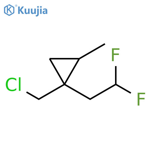 Cyclopropane, 1-(chloromethyl)-1-(2,2-difluoroethyl)-2-methyl- structure