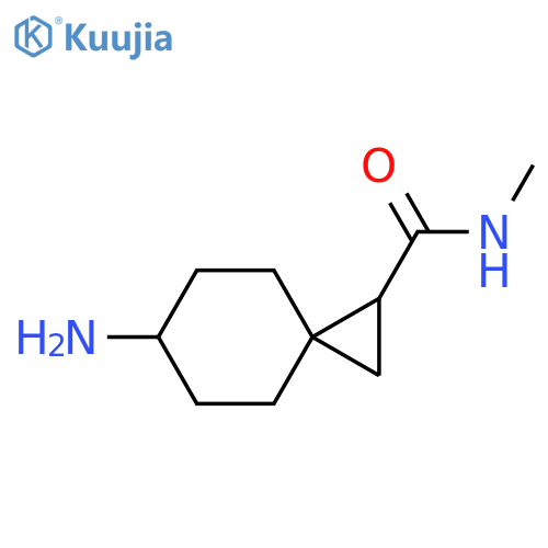 Spiro[2.5]octane-1-carboxamide, 6-amino-N-methyl- structure