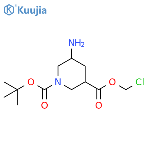 1,3-Piperidinedicarboxylic acid, 5-amino-, 3-(chloromethyl) 1-(1,1-dimethylethyl) ester structure