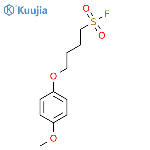 4-(4-Methoxyphenoxy)butane-1-sulfonyl fluoride structure