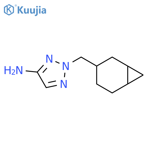 2-({bicyclo4.1.0heptan-3-yl}methyl)-2H-1,2,3-triazol-4-amine structure