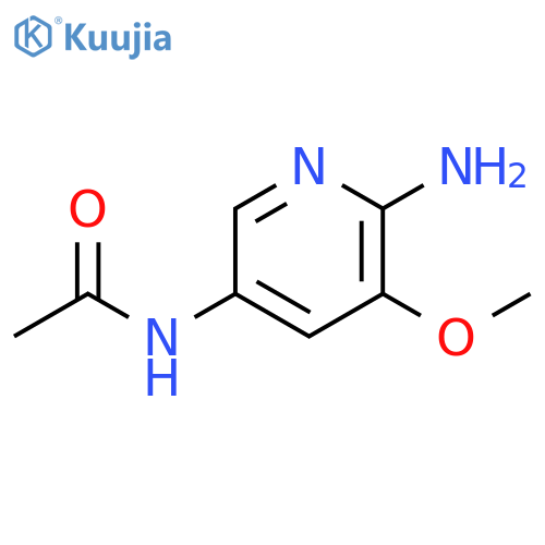 Acetamide, N-(6-amino-5-methoxy-3-pyridinyl)- structure
