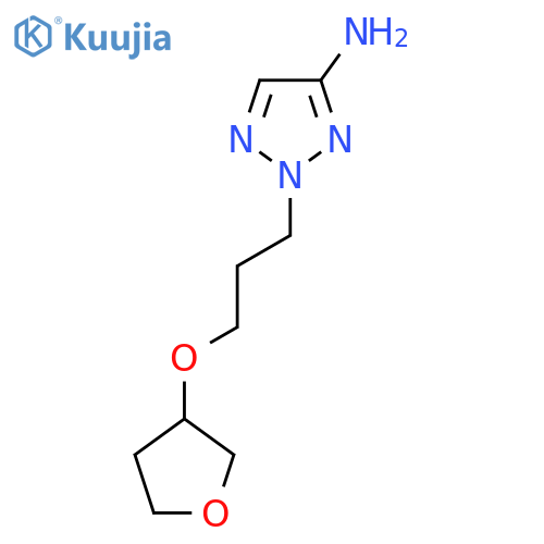 2-3-(oxolan-3-yloxy)propyl-2H-1,2,3-triazol-4-amine structure