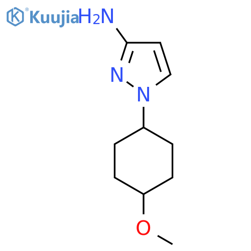1-(4-methoxycyclohexyl)-1H-pyrazol-3-amine structure