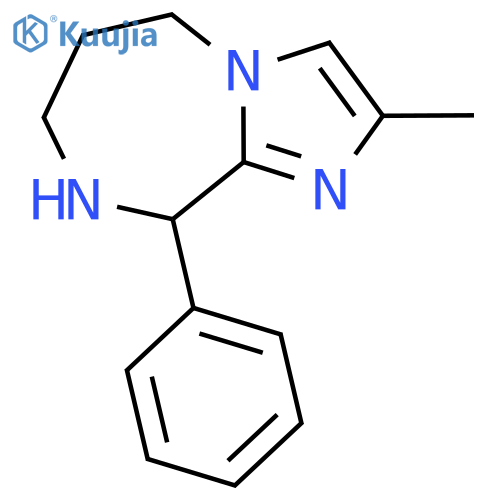 2-methyl-9-phenyl-5H,6H,7H,8H,9H-imidazo[1,2-a][1,4]diazepine structure