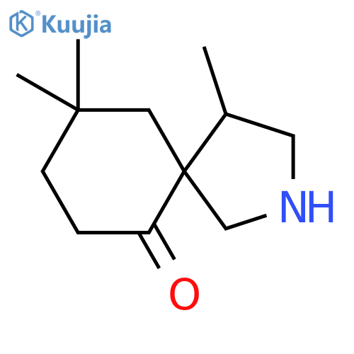 4,9,9-trimethyl-2-azaspiro4.5decan-6-one structure