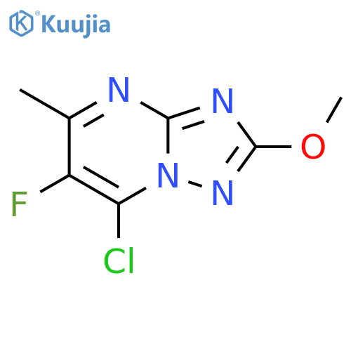 [1,2,4]Triazolo[1,5-a]pyrimidine, 7-chloro-6-fluoro-2-methoxy-5-methyl- structure