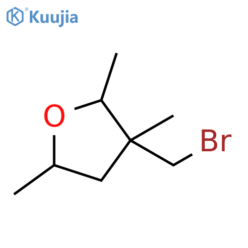 Furan, 3-(bromomethyl)tetrahydro-2,3,5-trimethyl- structure
