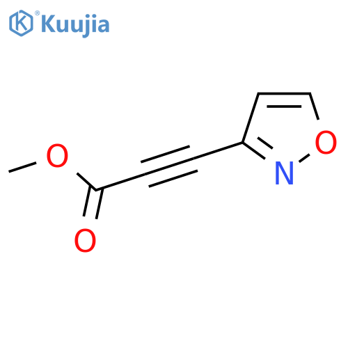 Methyl 3-(1,2-oxazol-3-yl)prop-2-ynoate structure