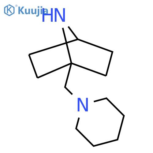1-[(Piperidin-1-yl)methyl]-7-azabicyclo[2.2.1]heptane structure
