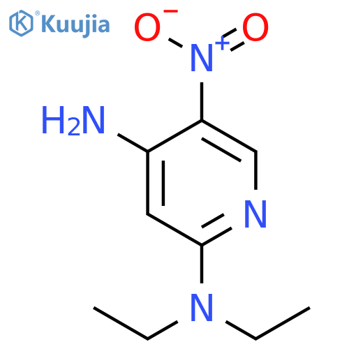 2,4-Pyridinediamine, N2,N2-diethyl-5-nitro- structure