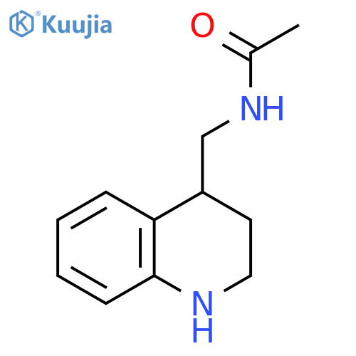 Acetamide, N-[(1,2,3,4-tetrahydro-4-quinolinyl)methyl]- structure