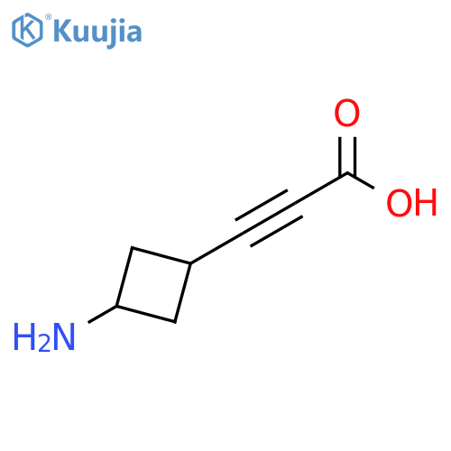 2-Propynoic acid, 3-(3-aminocyclobutyl)- structure