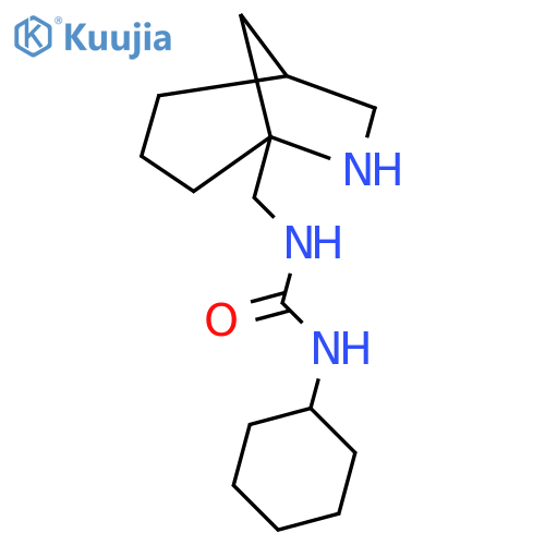 3-({6-Azabicyclo[3.2.1]octan-5-yl}methyl)-1-cyclohexylurea structure