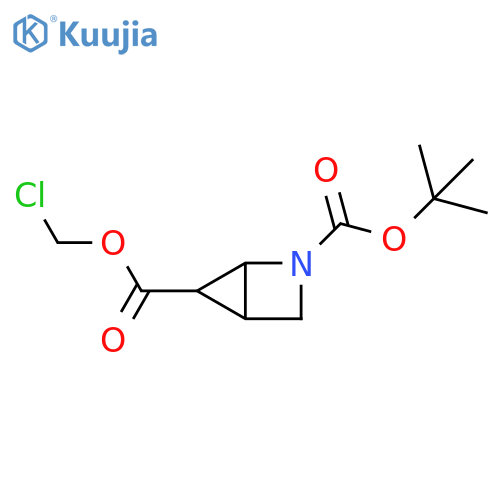 2-Azabicyclo[2.1.0]pentane-2,5-dicarboxylic acid, 5-(chloromethyl) 2-(1,1-dimethylethyl) ester structure