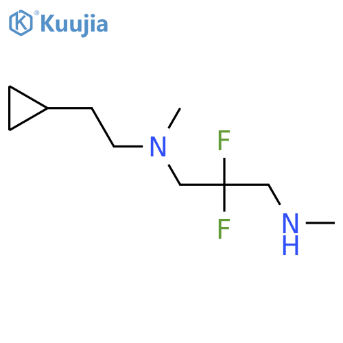 (2-Cyclopropylethyl)[2,2-difluoro-3-(methylamino)propyl]methylamine structure