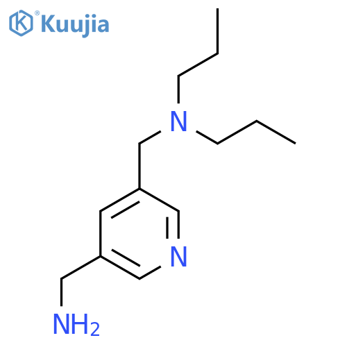 3,5-Pyridinedimethanamine, N3,N3-dipropyl- structure